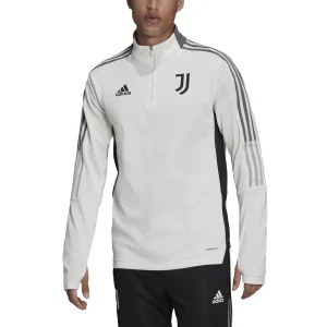 Remise 😍 Football Homme Adidas Sweat Juventus Tiro Warm BLANC ✨ Retour Gratuit 10