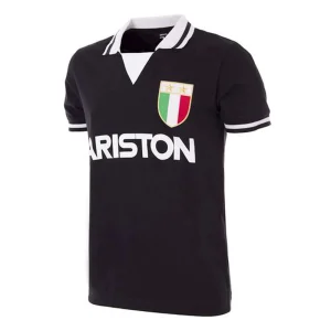 De gros 😉 Football Homme Copa Maillot Extérieur Copa Football Juventus 1986 – 87 Retro NOIR ✨ Livraison Standard/Rapide 10