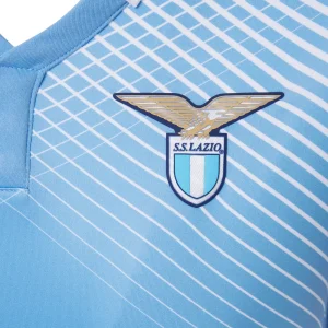 Coupon 🛒 Football Enfant Macron Maillot Enfant Domicile Lazio Rome 2020/21 BLEU 💯 Nouveau 14