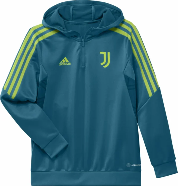 Remise 😀 SWEAT CAPUCHE Junior ADIDAS JUVE TK 2021/2022 👍 Retour gratuit en magasin. 1