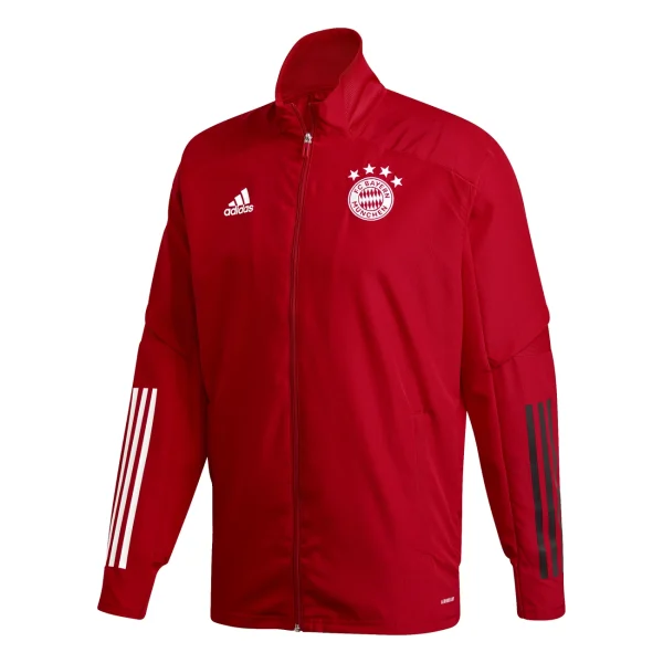 Promo 🌟 Football Homme Adidas Veste Bayern Presentation 2020/21 ROUGE 🛒 Acheter Maintenant 3