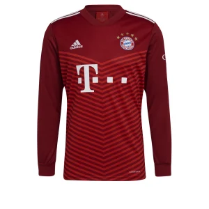 en ligne vente Acheter ✨ Football Homme Adidas Maillot Manches Longues Domicile Fc Bayern Munich 2021/22 ROUGE 🎉 18