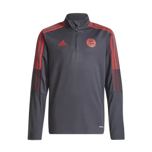 grand choix Vente flash 🔥 Football Enfant Adidas Sweat D’entraînement À Zip Enfant Fc Bayern Munich Tiro GRIS 🤩 12