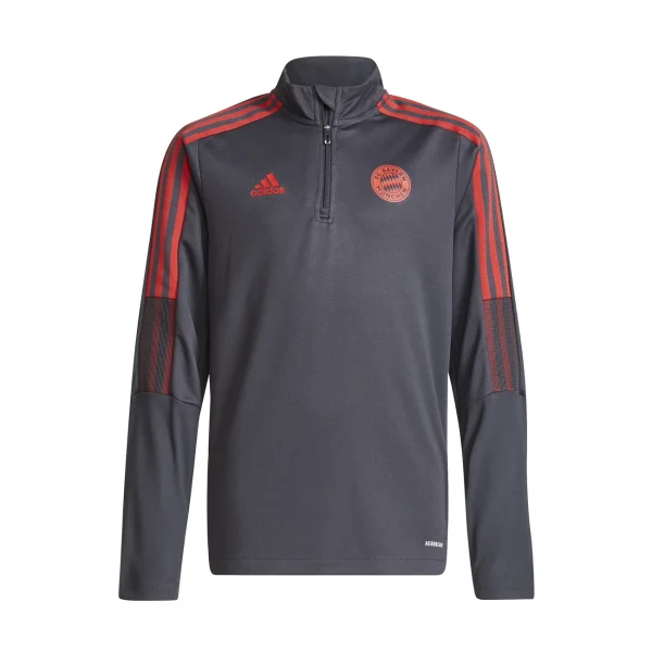 grand choix Vente flash 🔥 Football Enfant Adidas Sweat D’entraînement À Zip Enfant Fc Bayern Munich Tiro GRIS 🤩 4