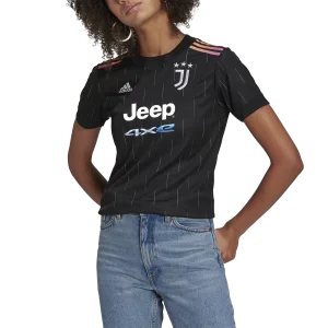 en vente Meilleure affaire 🥰 Football Femme Adidas Maillot Femme Extérieur Juventus 2021/22 NOIR ✔️ 12