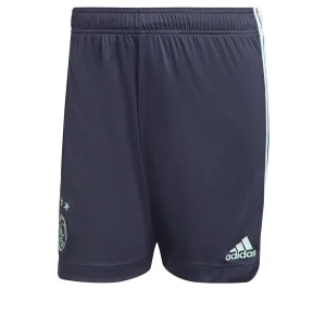 Authentic Original licence Sortie 🔔 Football Homme Adidas Short Ajax Amsterdam Extérieur 2021/22 BLEU ⌛ 14