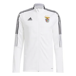 pas cher marque De gros 🌟 Football Homme Adidas Veste De Survêtement Benfica Lisbonne Anthem 2021/22 BLANC ⭐ 14