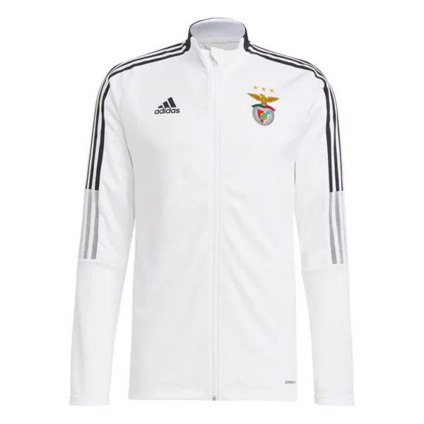 pas cher marque De gros 🌟 Football Homme Adidas Veste De Survêtement Benfica Lisbonne Anthem 2021/22 BLANC ⭐ 5