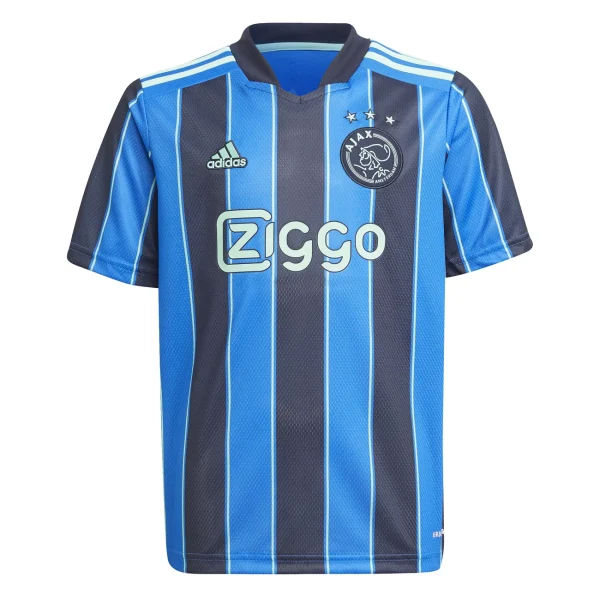 bas prix Budget 😍 Football Garçon Adidas Maillot Enfant Ajax Amsterdam Extérieur 2021/22 BLEU 💯 6