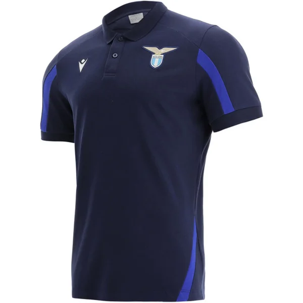 Grosses soldes 🔥 Football Homme Macron Polo Coton Lazio Rome 2021/22 BLEU ⭐ vente chaude 7