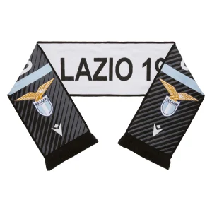 Budget 😉 Football Adulte Macron Echarpe Lazio Rome 2020/21 NOIR 😍 meilleur service 9