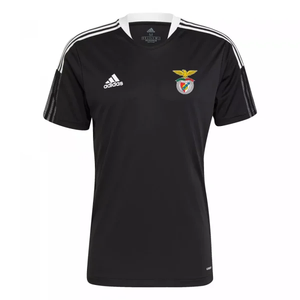 Remise 🔔 Football Homme Adidas Maillot Training Benfica Lisbonne NOIR 🎉 luxe soldes 1