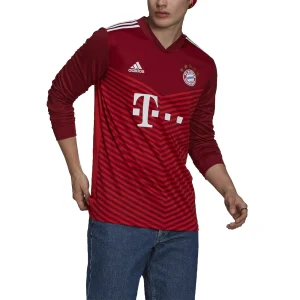 en ligne vente Acheter ✨ Football Homme Adidas Maillot Manches Longues Domicile Fc Bayern Munich 2021/22 ROUGE 🎉 14