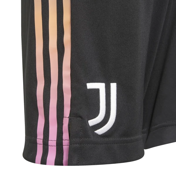 boutique paris Meilleure vente 🛒 Football Garçon Adidas Short Enfant Extérieur Juventus 2021/22 NOIR ⭐ 5