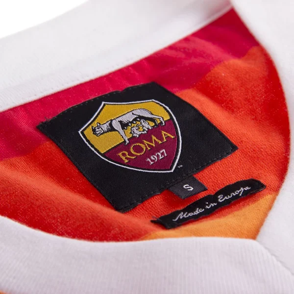 Remise ❤️ Football Homme Copa Maillot Extérieur As Roma 1978/1979 BLANC 🤩 Top ventes 7