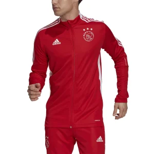 vente à bas prix Grosses soldes ⭐ Football Homme Adidas Survêtement Ajax Amsterdam 2021/22 Tiro ROUGE ⭐ 10