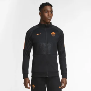 boutique en ligne france Bon marché ❤️ Football Homme Nike Veste As Roma NOIR 🛒 9