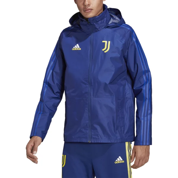 Sortie 🔥 Football Homme Adidas Veste Juventus Condivo Storm BLEU 🎁 beauté 3