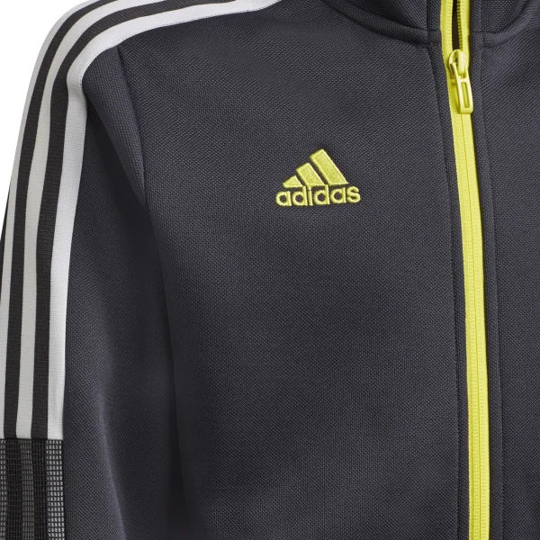 Les achats en ligne Sortie 😀 Football Garçon Adidas Veste Enfant Juventus Tiro Anthem GRIS 👏 4