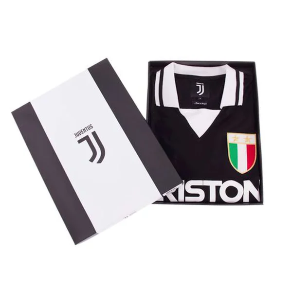 De gros 😉 Football Homme Copa Maillot Extérieur Copa Football Juventus 1986 – 87 Retro NOIR ✨ Livraison Standard/Rapide 6