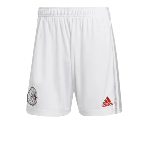 Coupon 🛒 Football Homme Adidas Short Adidas Domicile Ajax Amsterdam 2021/22 BLANC 😉 beauté 10