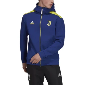 Tout neuf 🧨 Football Homme Adidas Veste Juventus Z.n.e. Anthem BLEU 🧨 REMISE allant 16