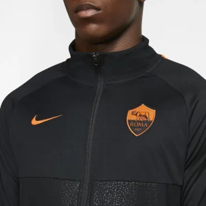 boutique en ligne france Bon marché ❤️ Football Homme Nike Veste As Roma NOIR 🛒 15