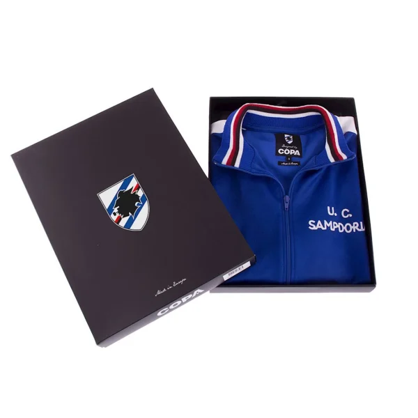 Sortie 🌟 Football Homme Copa Veste Copa Uc Sampdoria 1979/80 BLEU ⌛ en vente 3