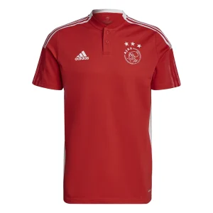 Nouveau 😍 Football Homme Adidas Polo Ajax Amsterdam Tiro ROUGE 🎉 Livraison gratuite 18