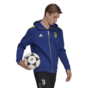 Tout neuf 🧨 Football Homme Adidas Veste Juventus Z.n.e. Anthem BLEU 🧨 REMISE allant 12