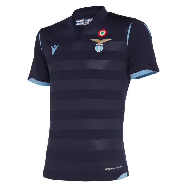 site officiel Remise 🛒 Football Enfant Macron Maillot Third Enfant Lazio Rome 19/20 BLEU 👏 3