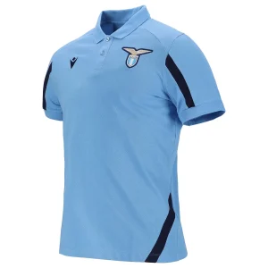 nouveau produit Remise 😀 Football Homme Macron Polo Coton Lazio Rome 2021/22 BLEU 🔥 12