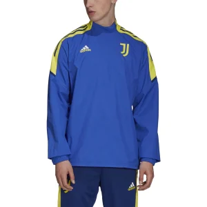 Grosses soldes ❤️ Football Homme Adidas Sweat Juventus Condivo Hybrid Top BLEU 🌟 Protections acheteurs 10