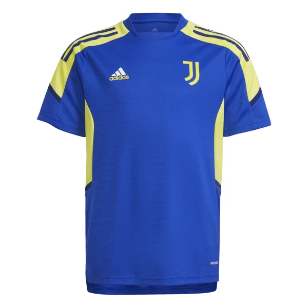 Coupon ⌛ Football Garçon Adidas Maillot Enfant Juventus Condivo Training BLEU 🎁 magasin 1