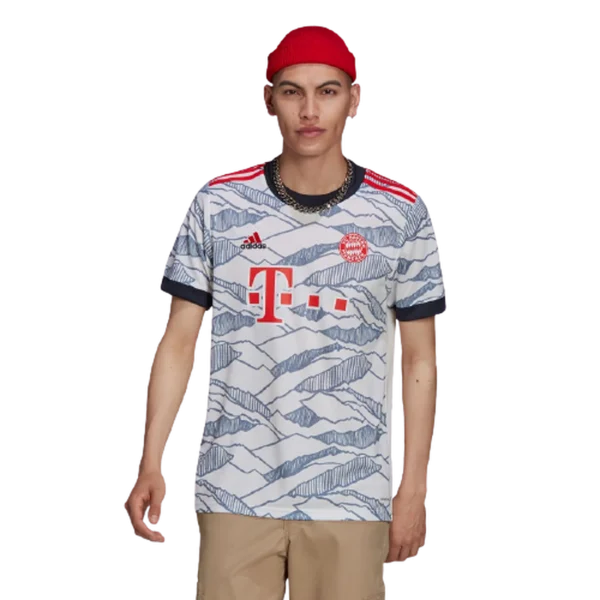 luxe soldes Nouveau 😀 Football Homme Adidas Maillot Third Fc Bayern Munich 2021/22 BLANC 🔔 7