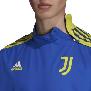 Grosses soldes ❤️ Football Homme Adidas Sweat Juventus Condivo Hybrid Top BLEU 🌟 Protections acheteurs 18