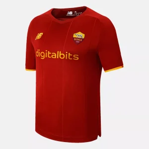 pas cher en vente Remise ⌛ Football Homme New Balance Maillot Domicile As Roma 2021/22 ROUGE ❤️ 10