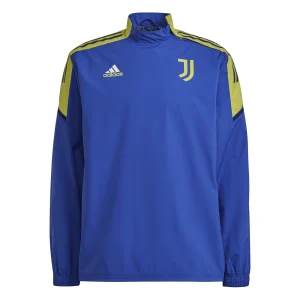 Grosses soldes ❤️ Football Homme Adidas Sweat Juventus Condivo Hybrid Top BLEU 🌟 Protections acheteurs 16