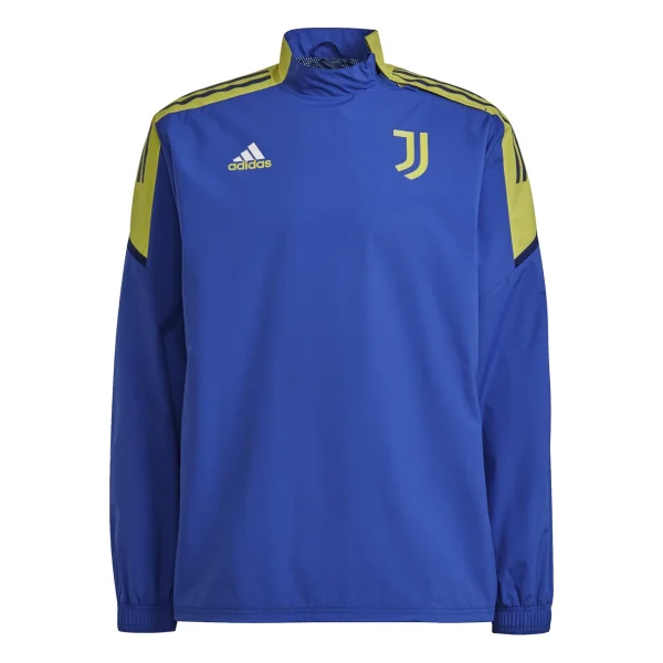 Grosses soldes ❤️ Football Homme Adidas Sweat Juventus Condivo Hybrid Top BLEU 🌟 Protections acheteurs 6