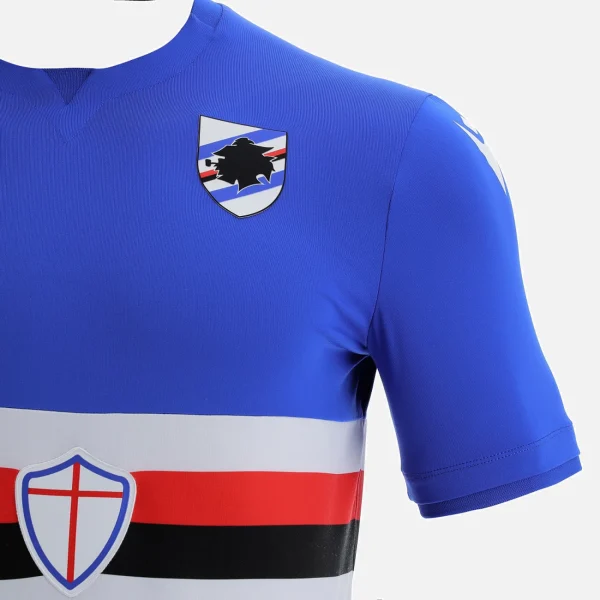 boutiqued en ligne Tout neuf 🔥 Football Homme Macron Maillot Domicile Uc Sampdoria 2021/22 BLEU 😉 5