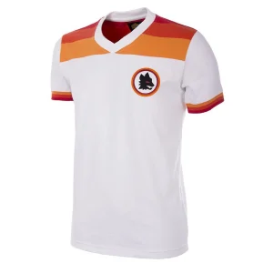 Remise ❤️ Football Homme Copa Maillot Extérieur As Roma 1978/1979 BLANC 🤩 Top ventes 10