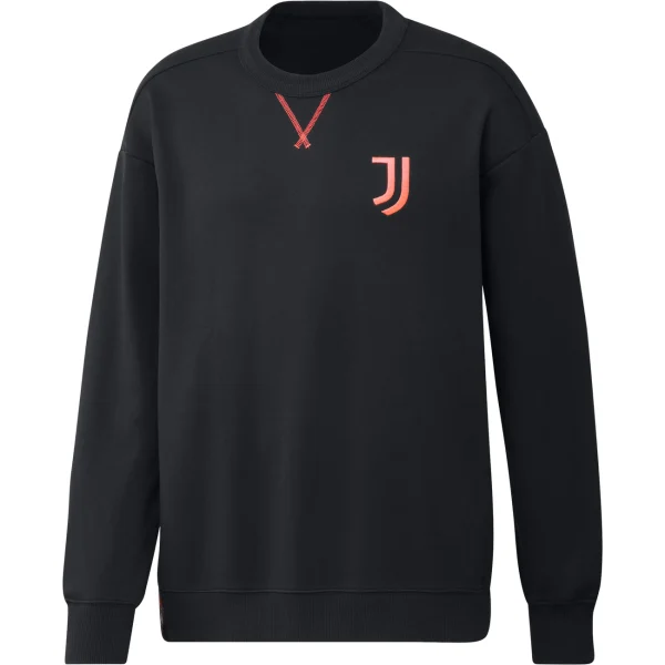 Sortie ✔️ Football Homme Adidas Sweatshirt Juventus Turin Crew 2021/22 NOIR ⭐ Couleurs variées 3